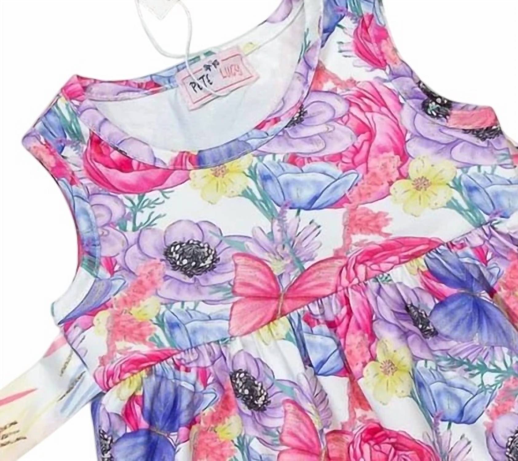 Pete + Lucy - Girls Coming Up Roses Romper