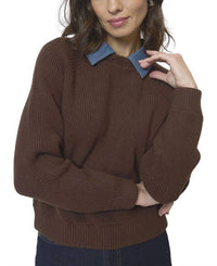 Central Park West - Dash Denim Collar Pullover