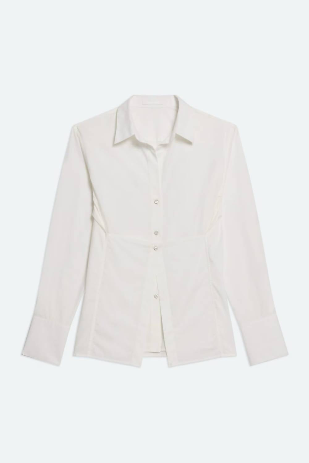 HELMUT LANG Apron Button Shirt in white - women's shirt - view 6
