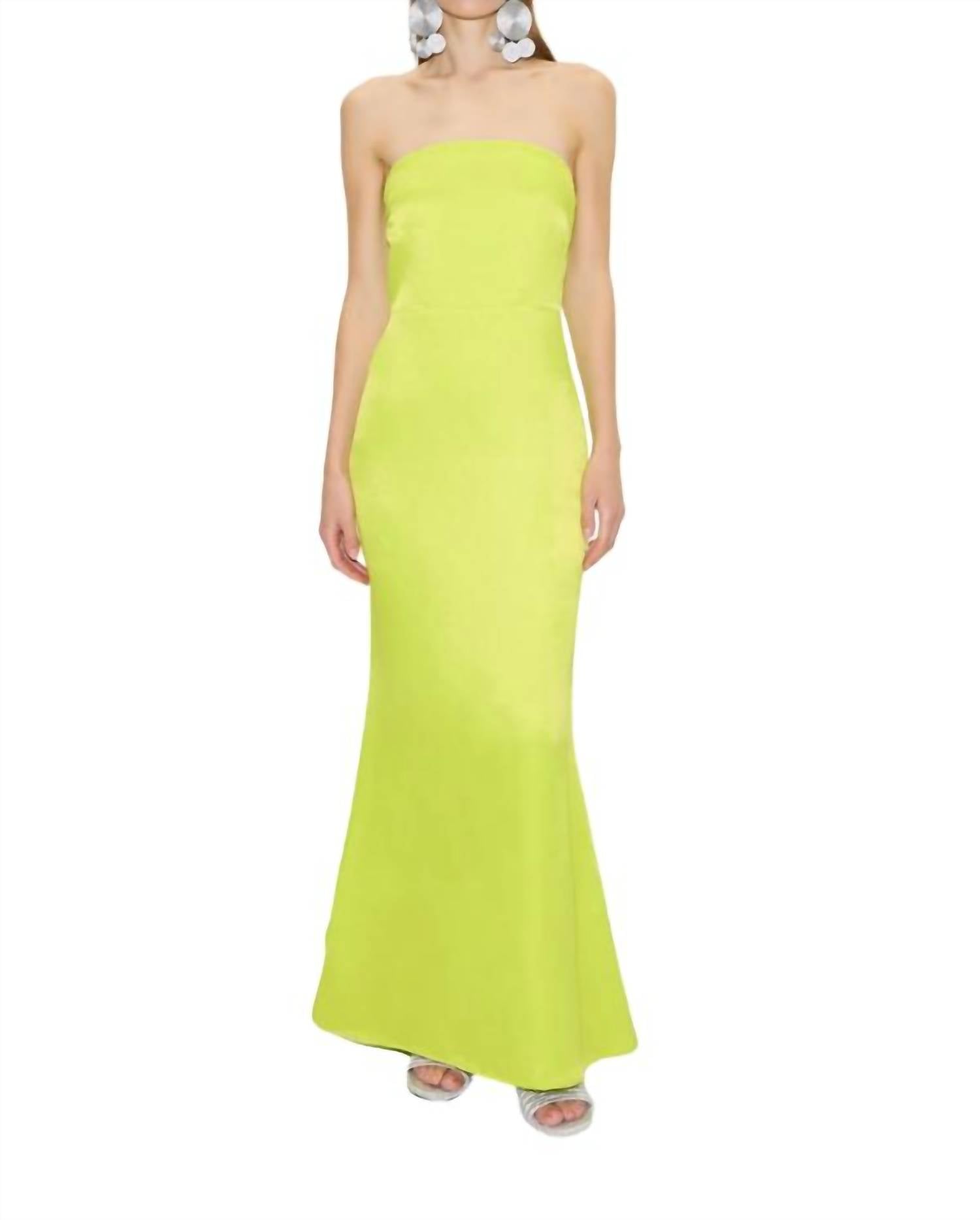 Simon Miller - Sculpty Strapless Satin Dress