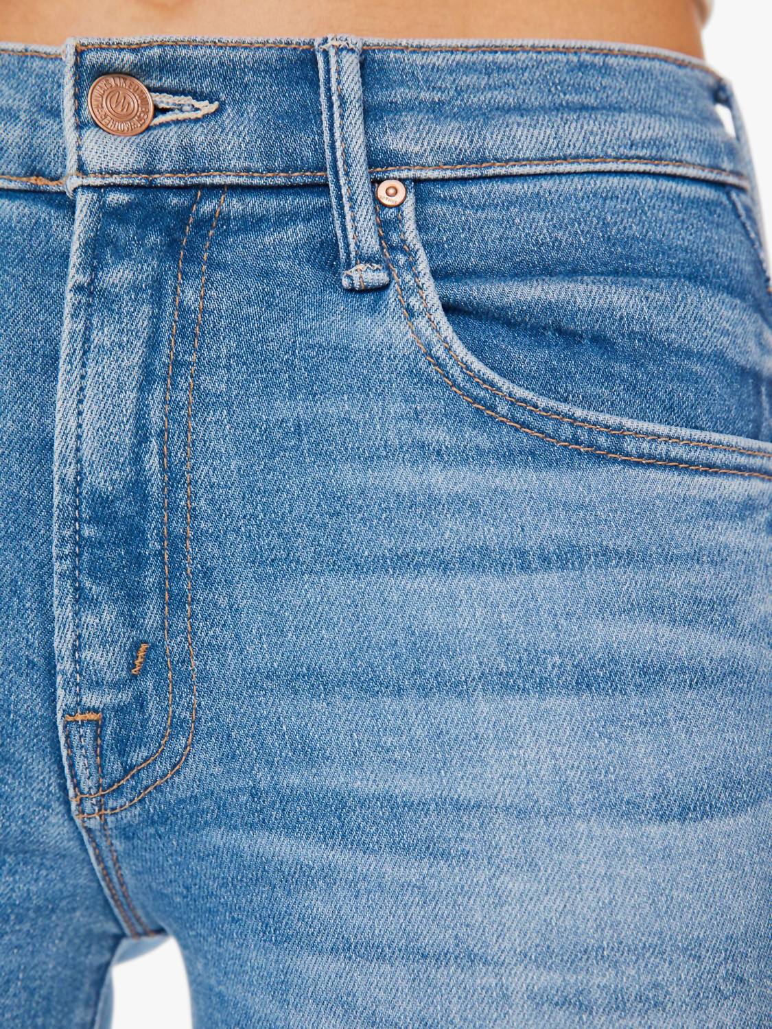 Mother - Insider Crop Step Fray Bootcut Jeans