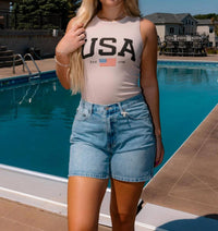 By Together - Miles On It Denim Short