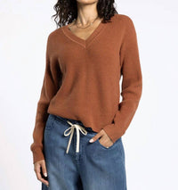 Thread & Supply Cornelia Sweater in rustic brown - women's sweater