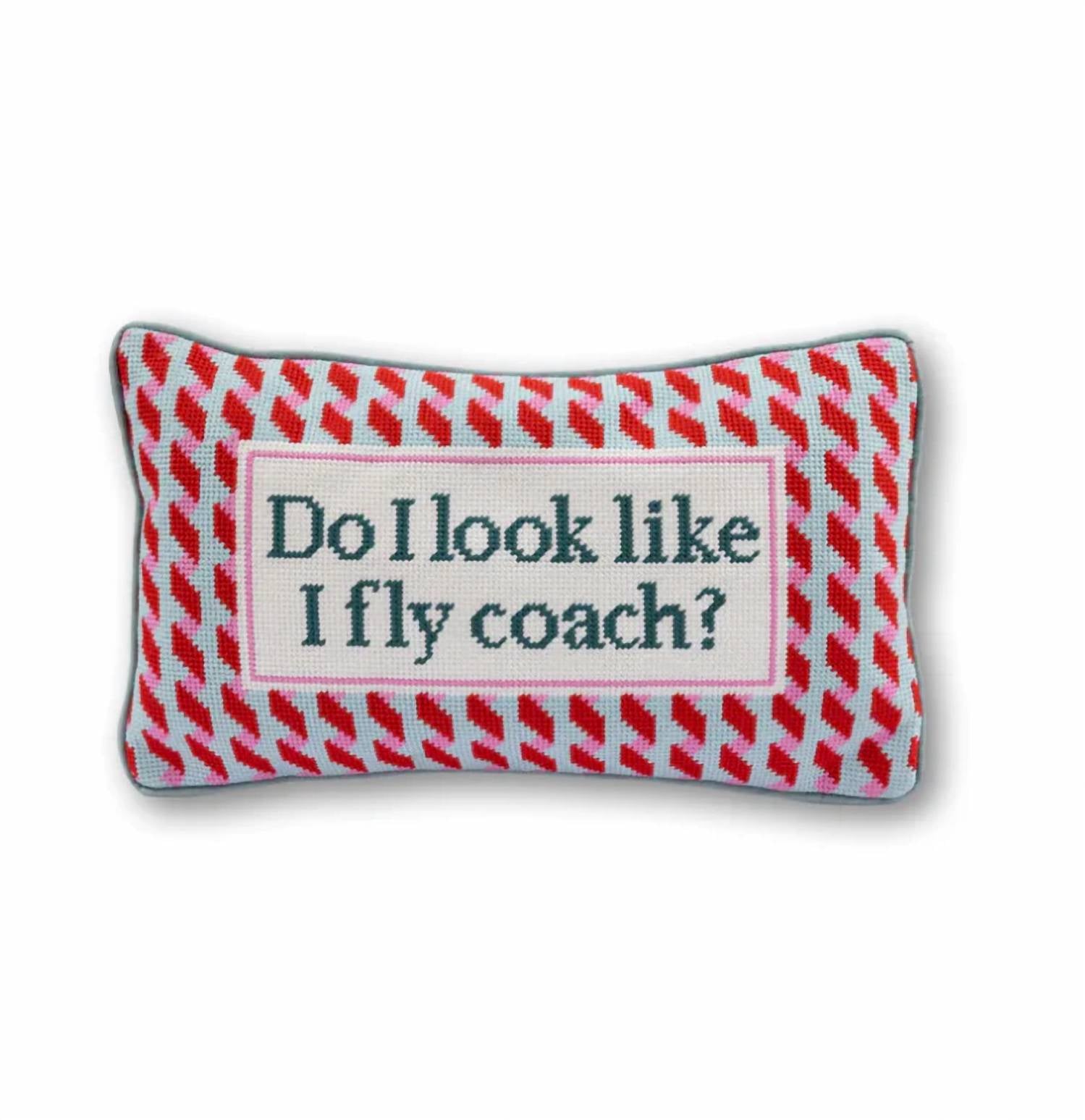 Faire - Luxe Velvet Needlepoint Pillow