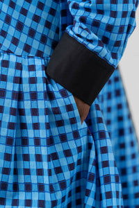 De Loreta - Check Prep Midi Dress - Plus