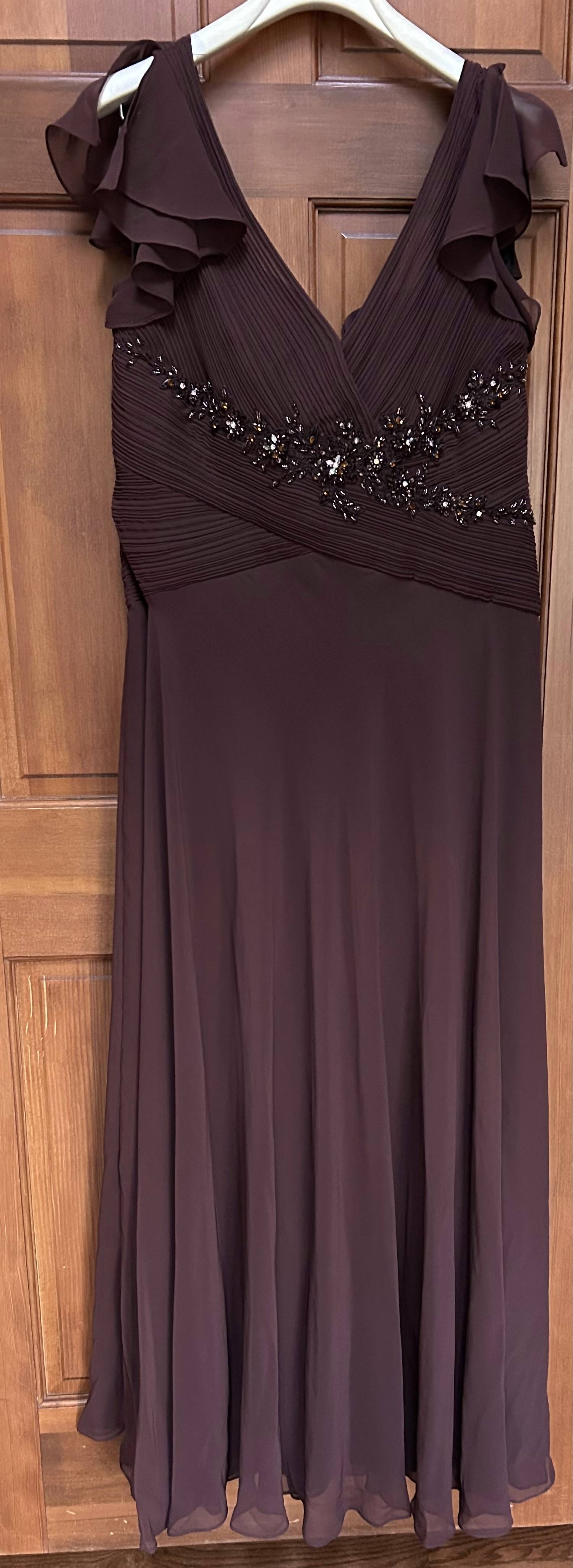 Cameron Blake - Women's Beaded Long Dress - Plus