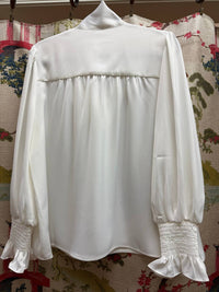 Jade - Women's Silk Tie Front Top