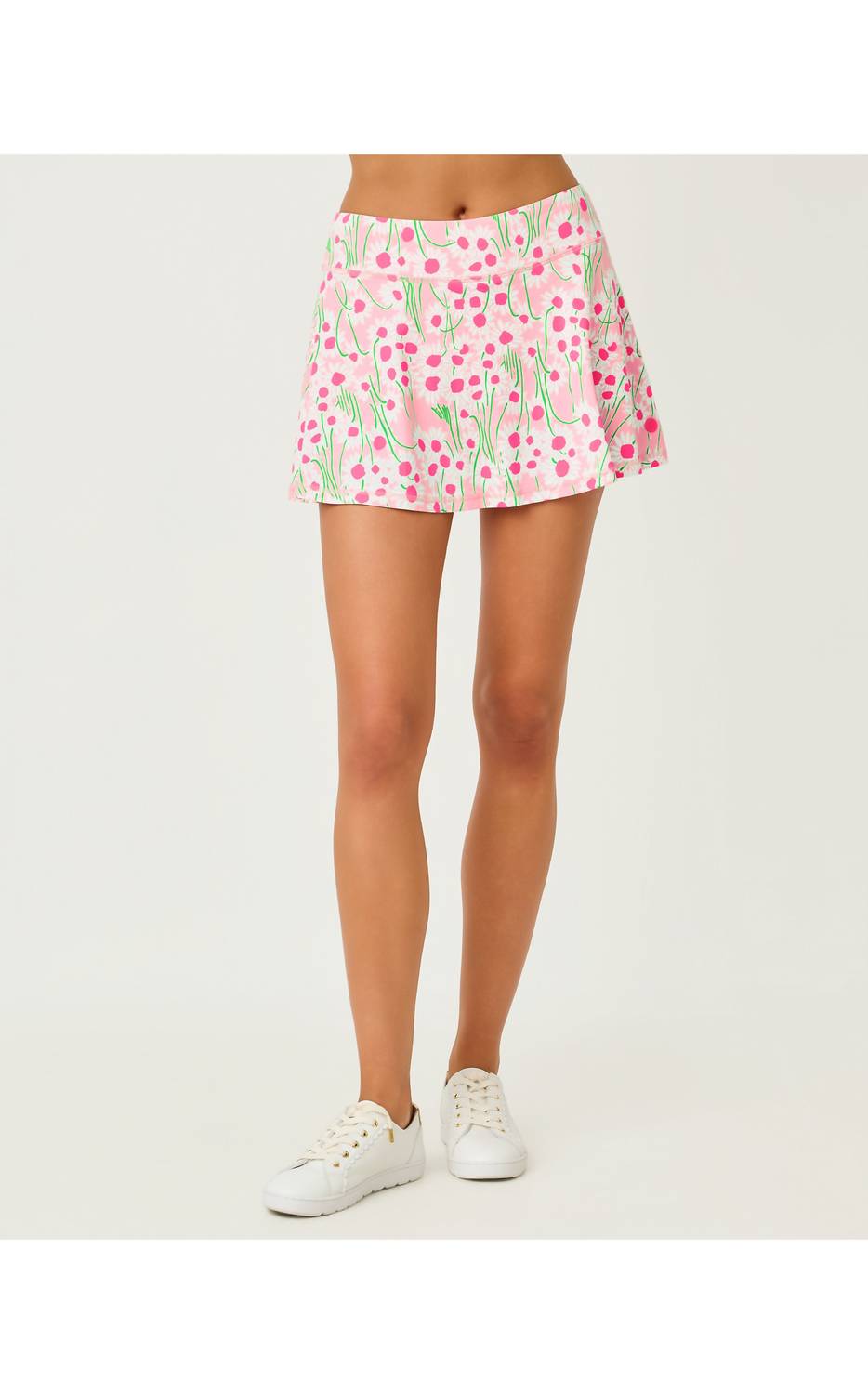 Lilly Pulitzer Aila Skort in conch shell pink lil sunny daisies - women's shorts