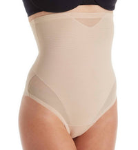 TC Fine Intimates Sheer Shaping & Comfort Hi-waist Thong in nude - women's intimate