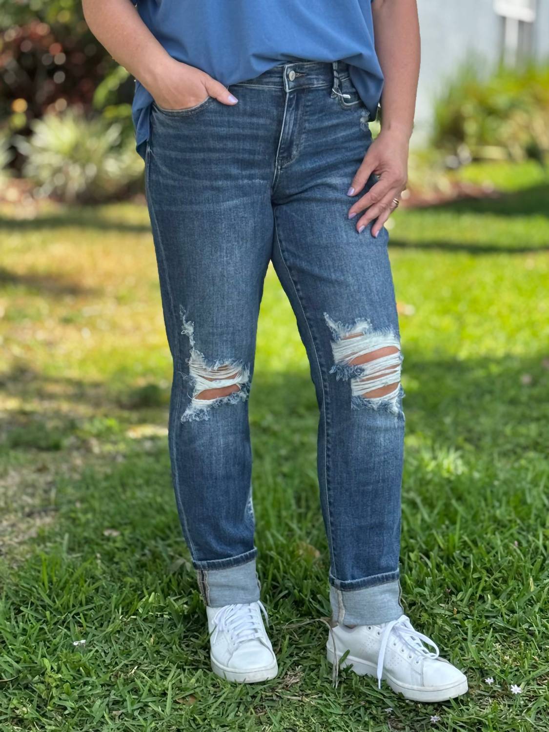 Judy Blue - First Date Boyfriend Jeans
