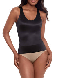 Miraclesuit Back Wrap Shaping Tank in black - women's tank top