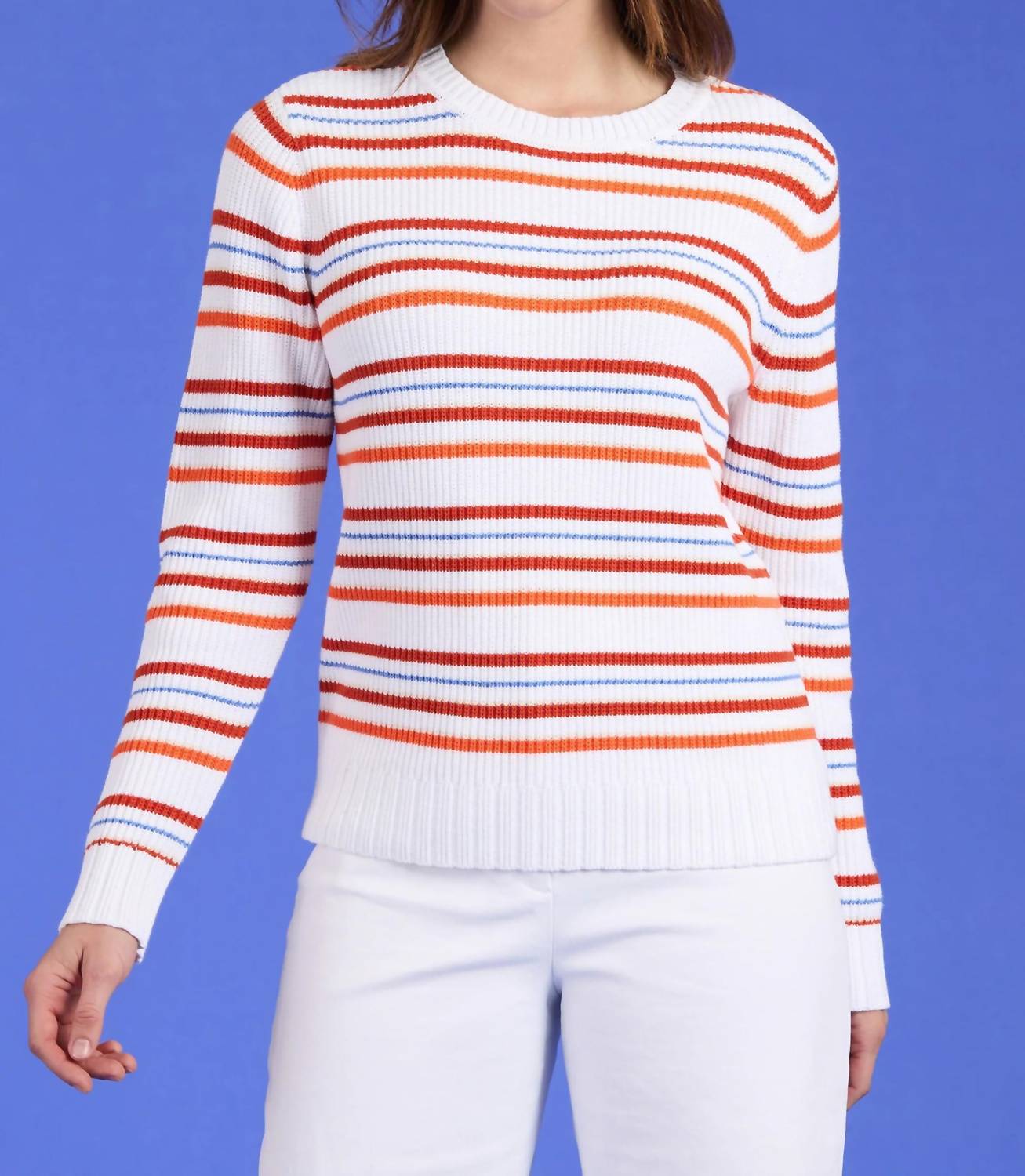 Tyler Boe - Cory Cotton Textured Stripe Sweater