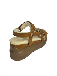 Suzanne Rae - Women's Shearling Sandals
