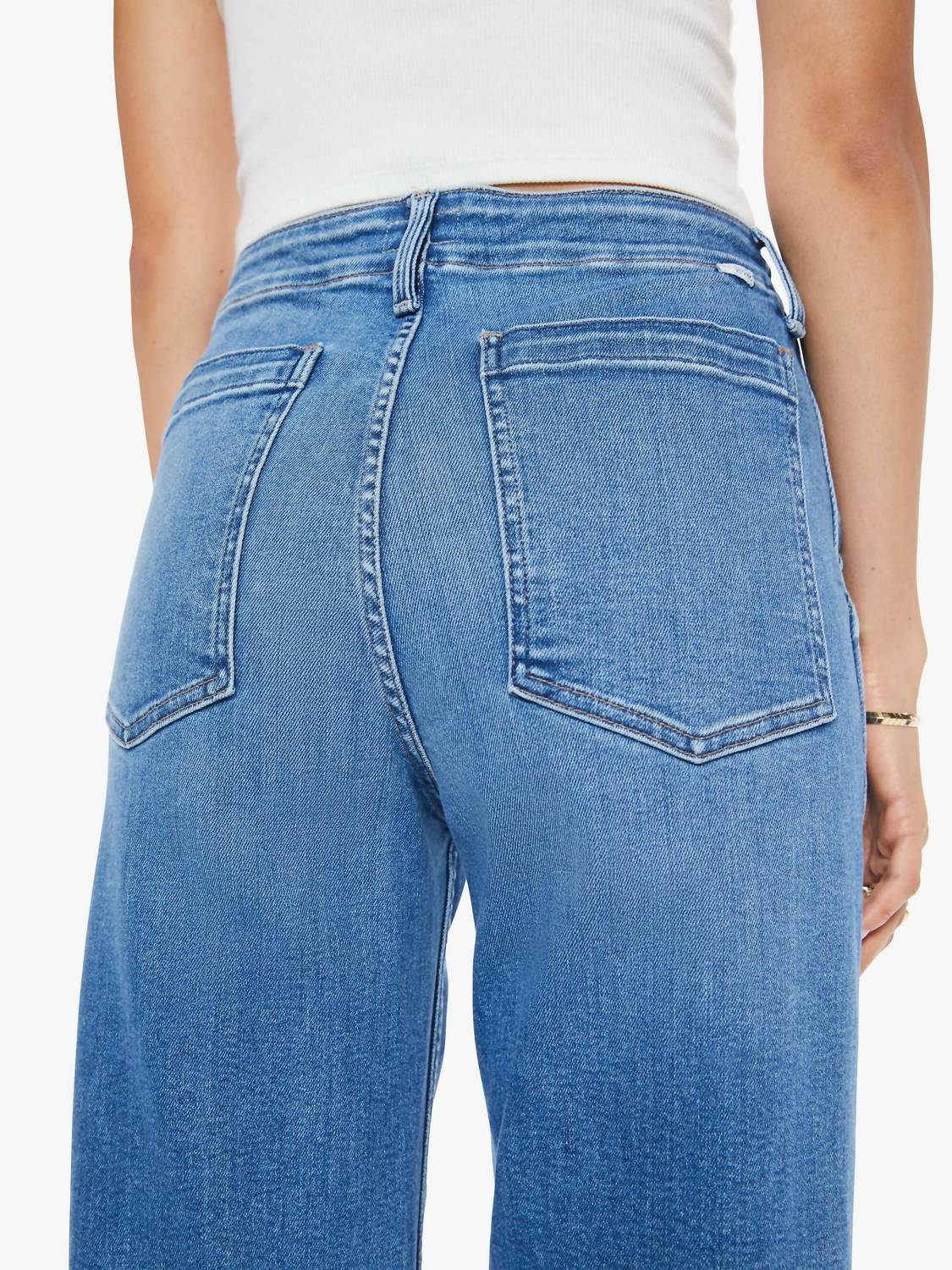 Mother - Major Prep Zip Sneak Jeans