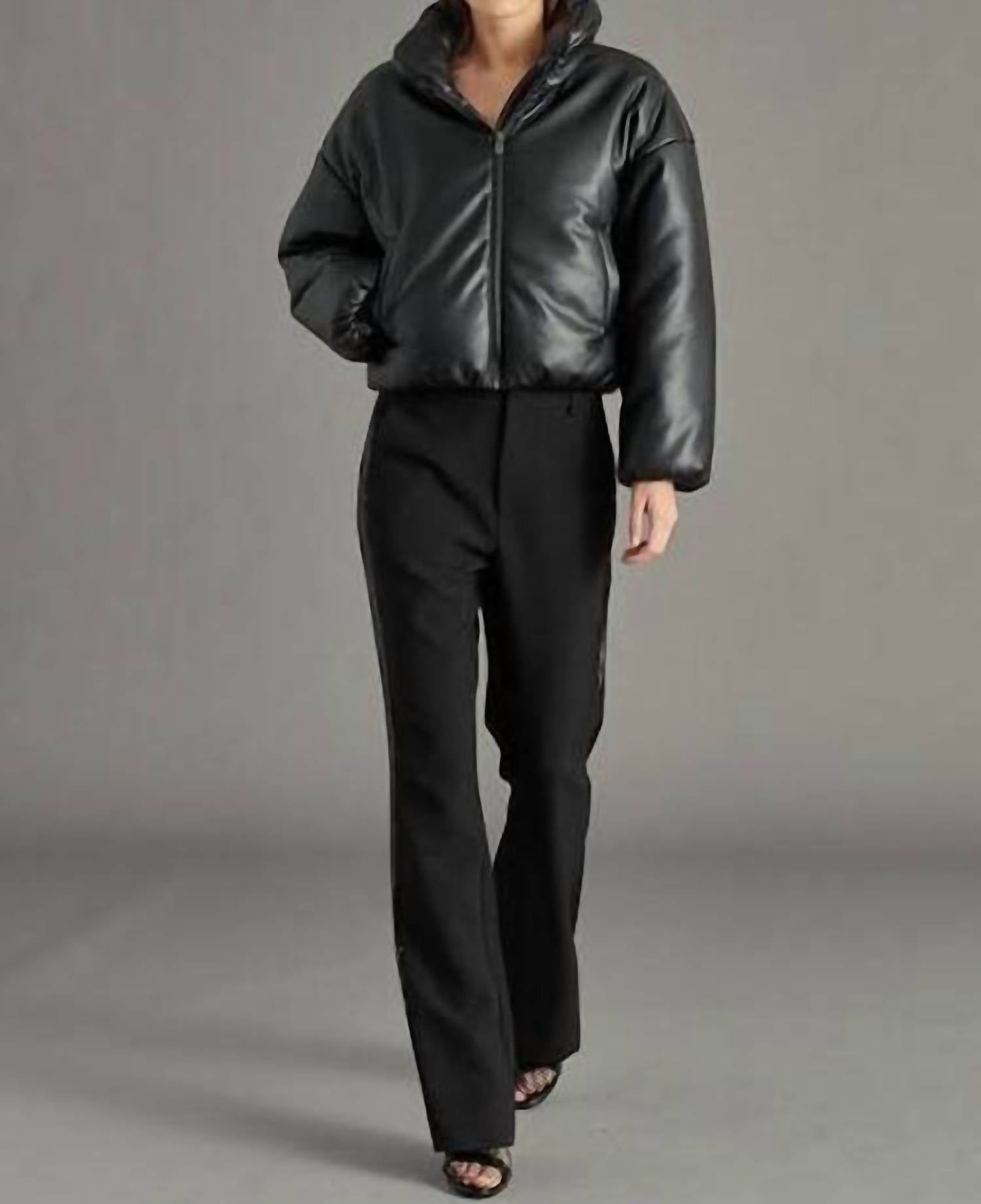 STEVE MADDEN Stratton Zip Jacket in black - women's jacket - view 9