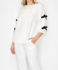 Joh - Fatimah Knit Top with Ribbons