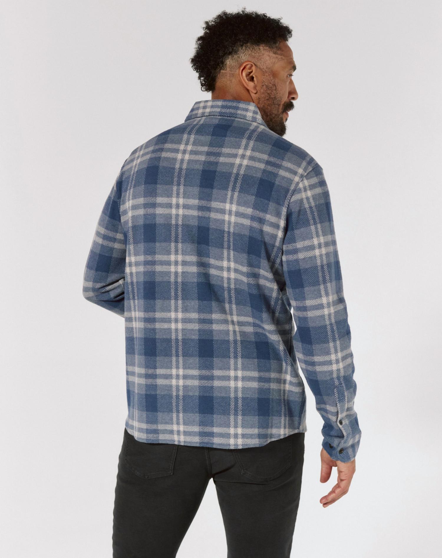 7Diamonds Generation Long Sleeve Shirt in blue - men's shirt - alternate view