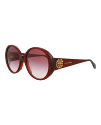 Alexander Mcqueen - Women's Round-frame Acetate Sunglasses