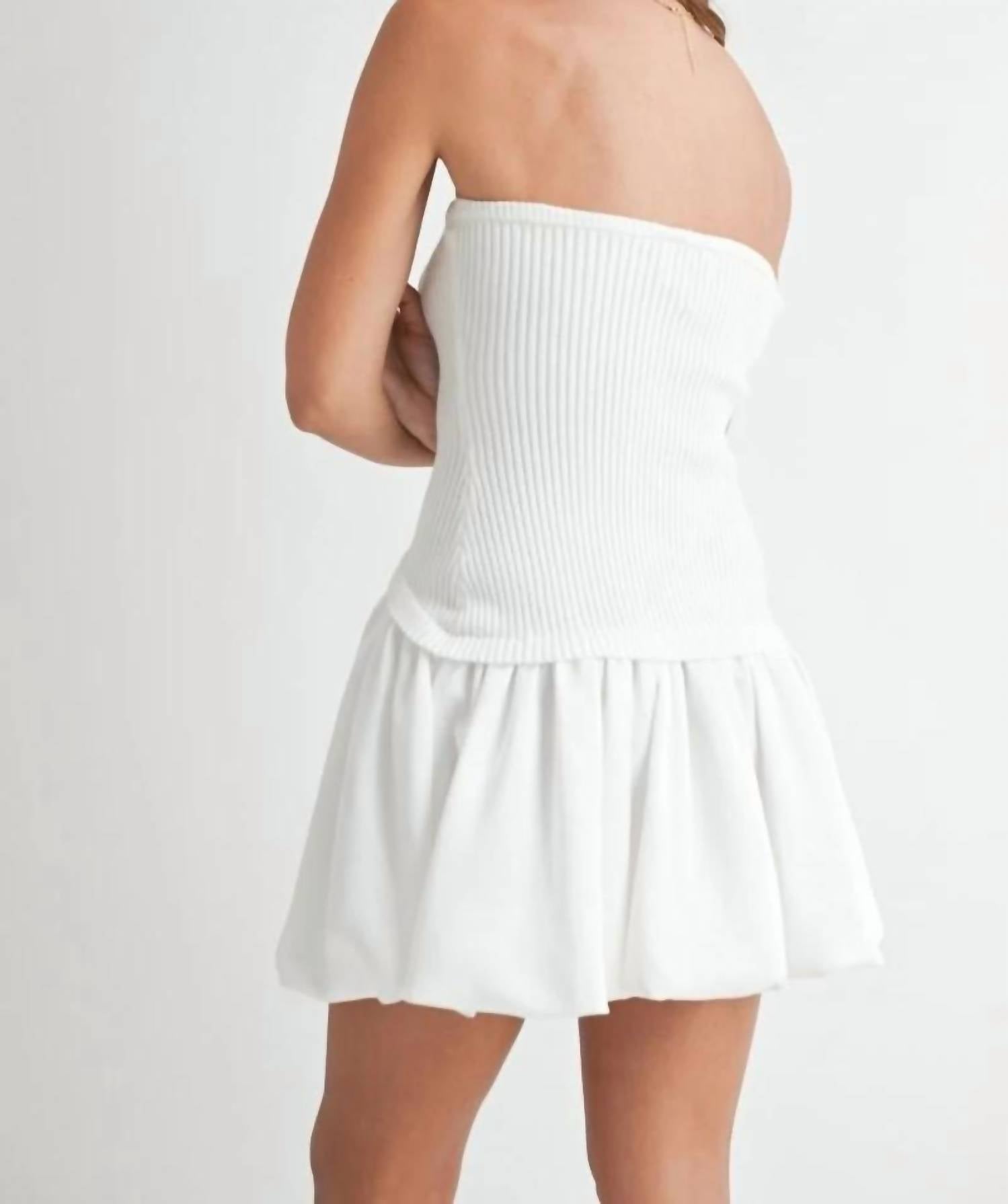 Mable - Emma Strapless Mini Dress