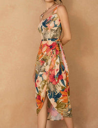 Dress Forum - Tulip Hem Midi Wrap Dress