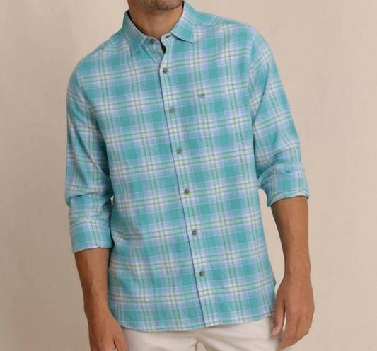 Southern Tide - Ashborough Plaid Brushed Twill Sport Shirt