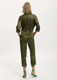 Cali Dreaming - Cupro Zip Flightsuit