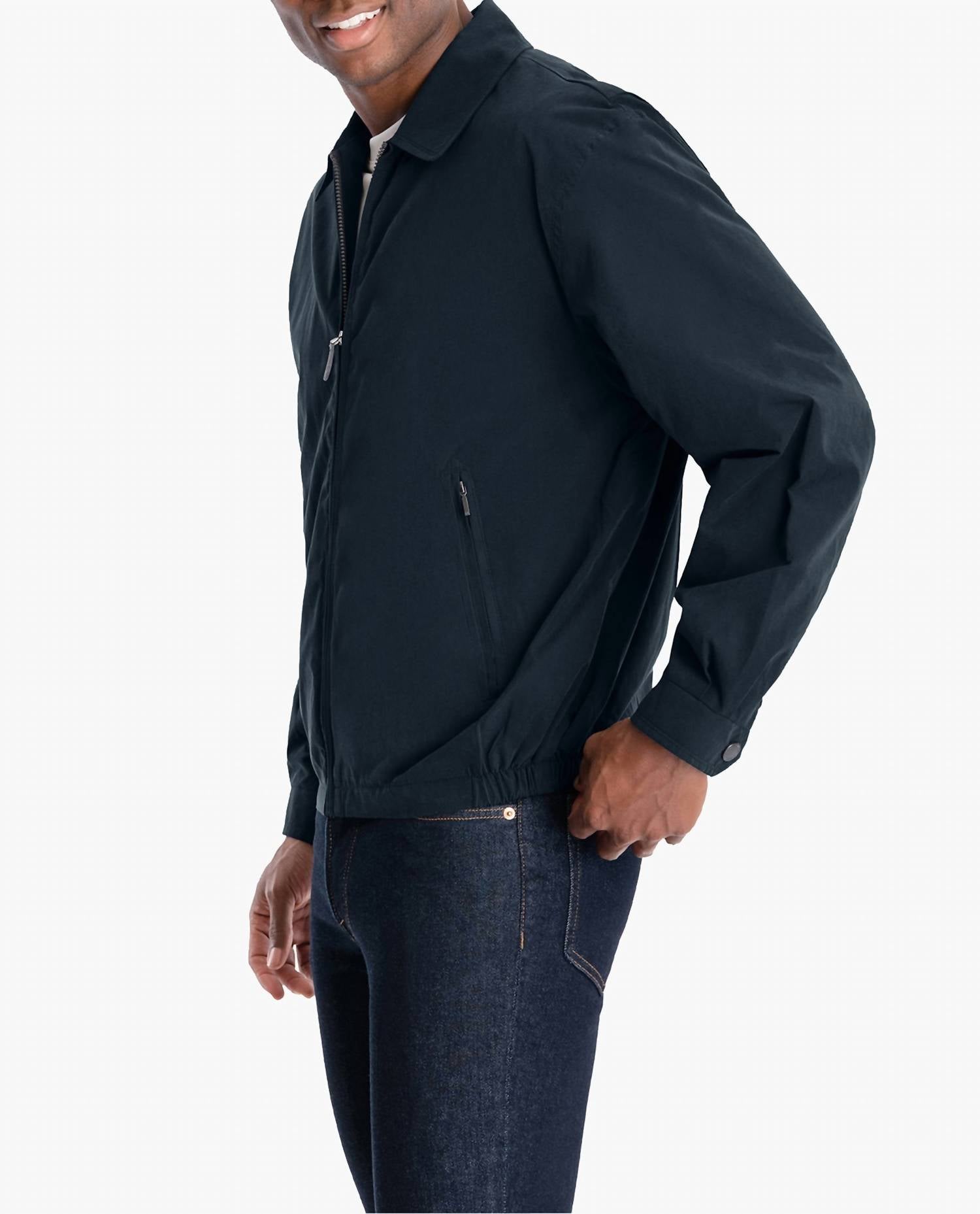 London Fog - Tall Men's Auburn Light Weight Zip Front Golf Jacket