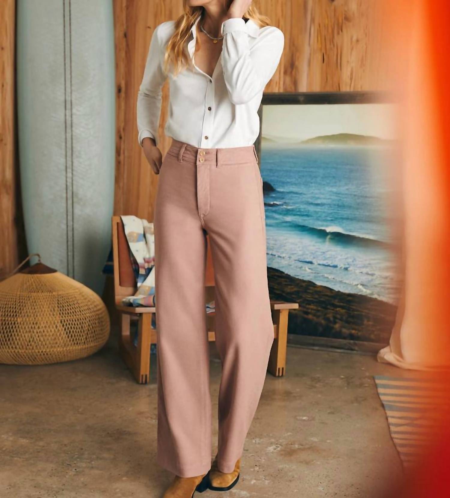 Faherty - Stretch Terry Harbor Pant
