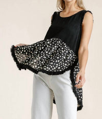 Umgee - Fringed Dalmatian Top