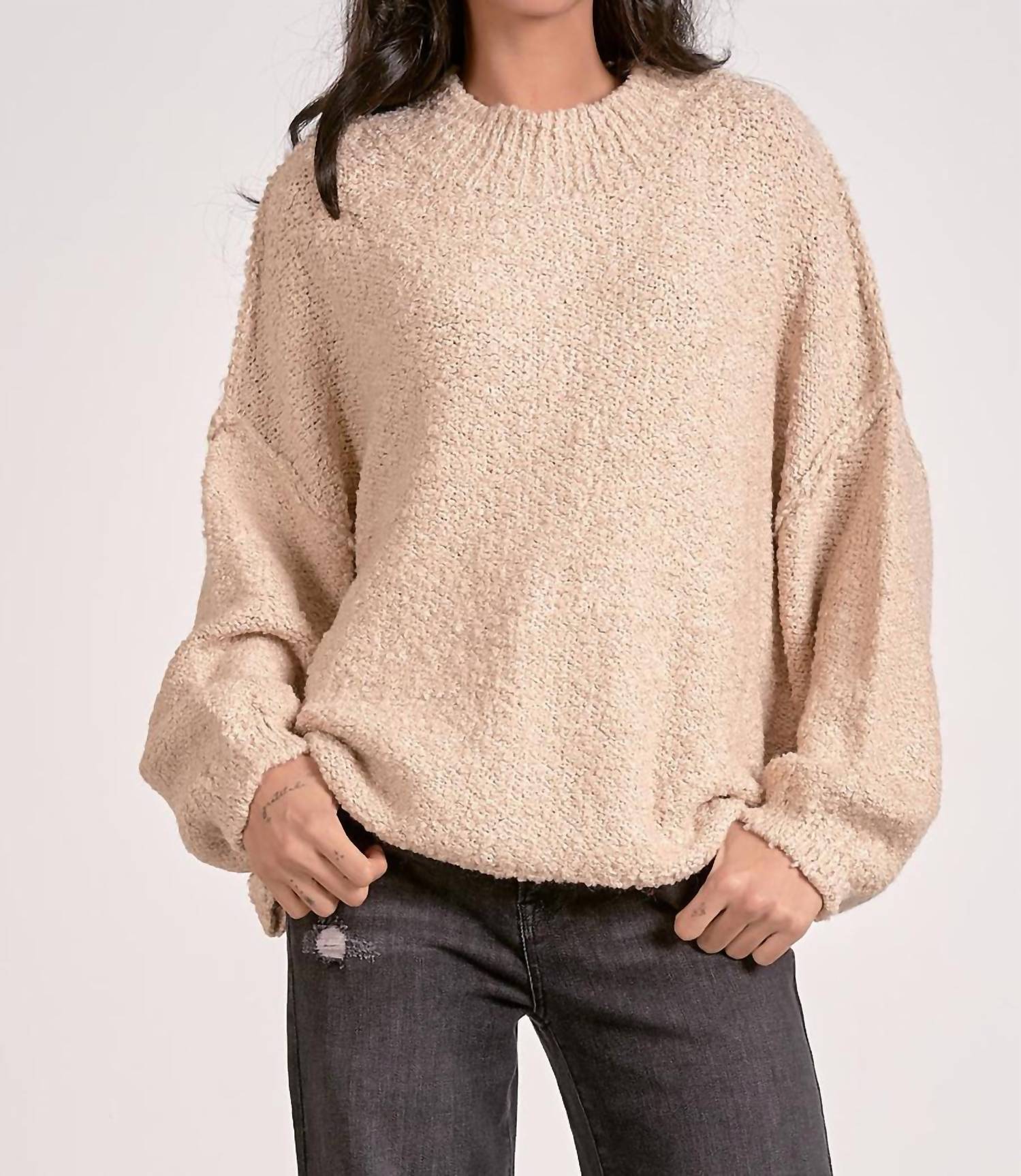 Elan - Crewneck Boucle Sweater
