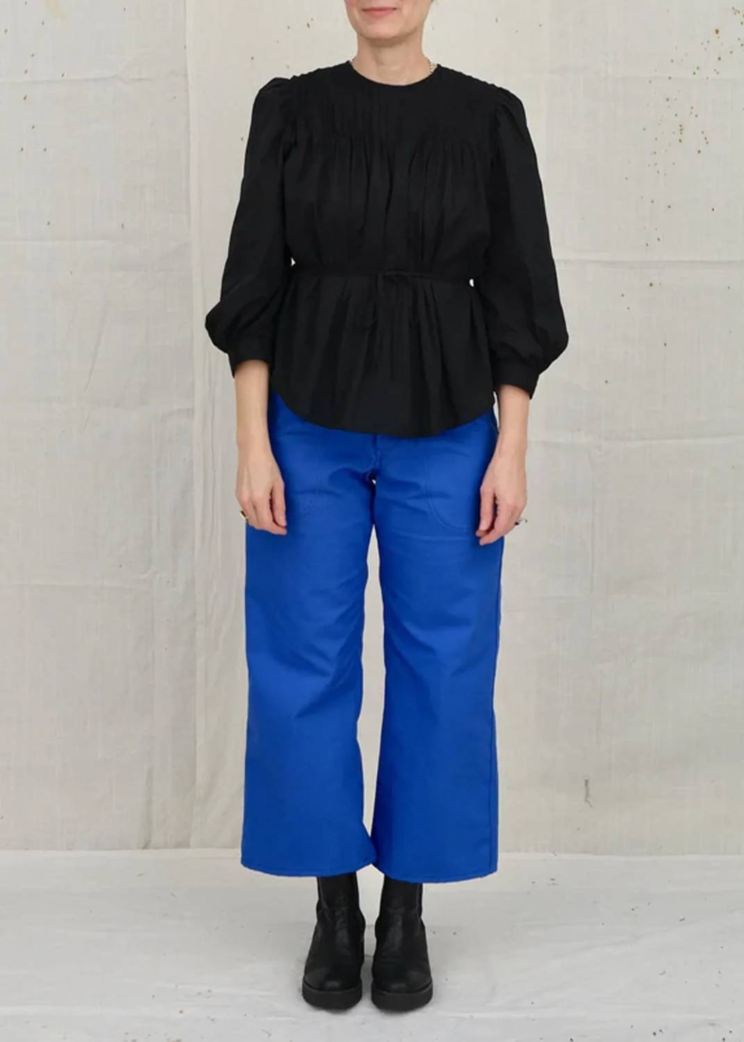 Uqnatu - Pintuck Shirtwaist Blouse