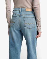 7 For All Mankind Lotta High Waist Wide Leg Jeans in amuse me - women's jeans - view 5