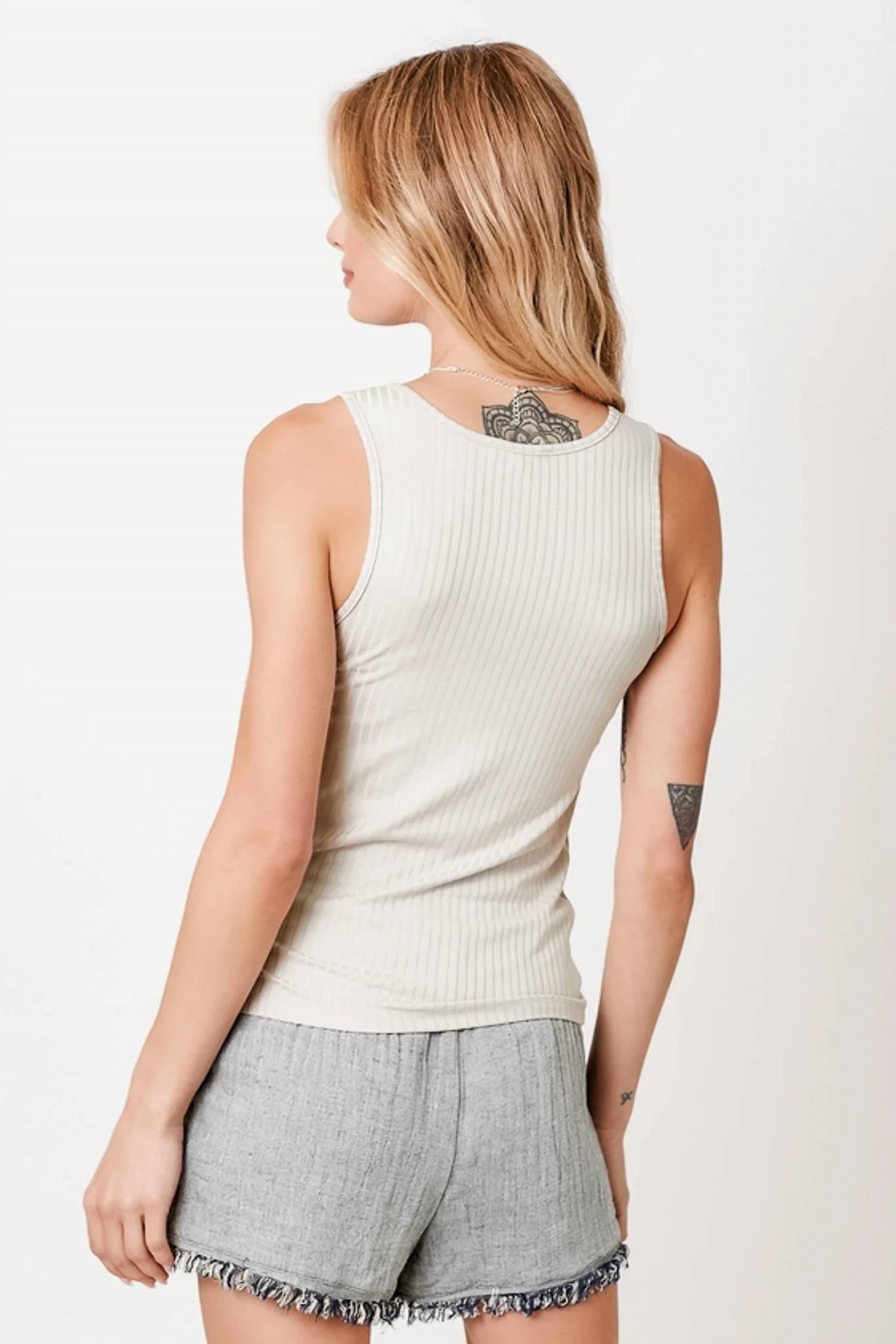 Mystree - Ribbed Tank Top