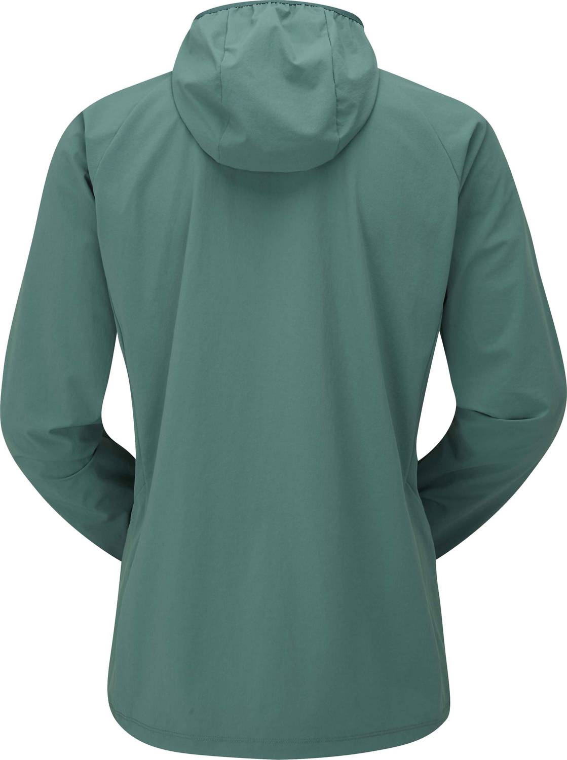 Rab Women's Borealis Jacket in eucalyptus - women's jacket - detail view