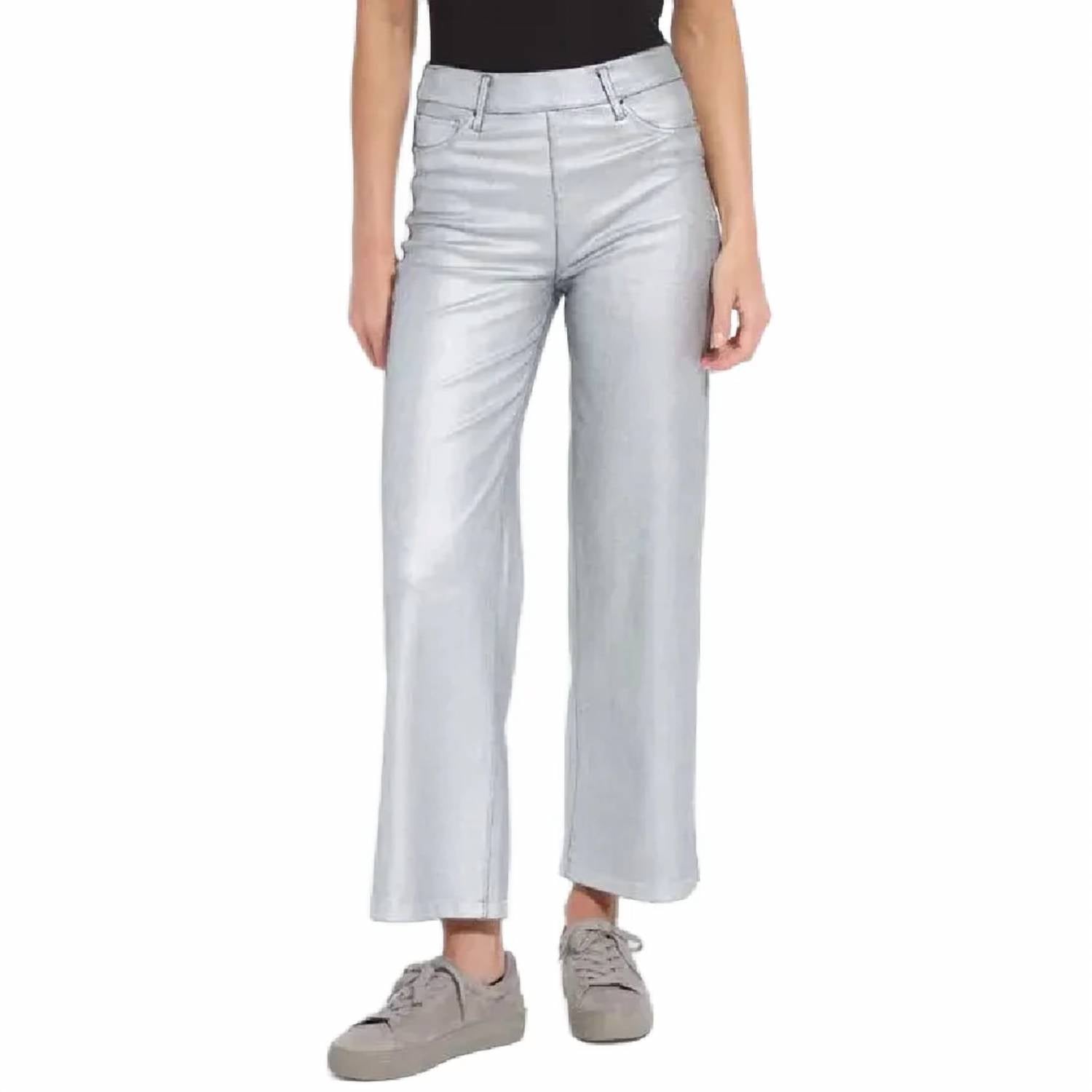 Lysse - Metallic Coated Wide Leg Coated Jean