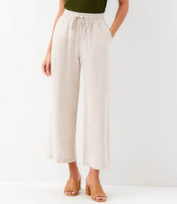 Karen Kane - Drawstring Linen Pants