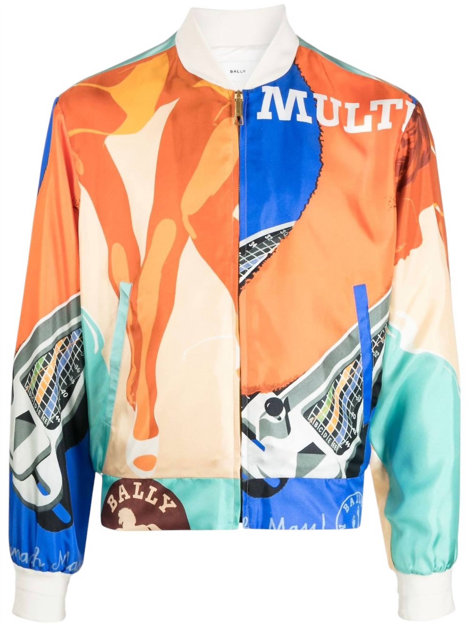 Bally - Silk Graphic-print Bomber Jacket