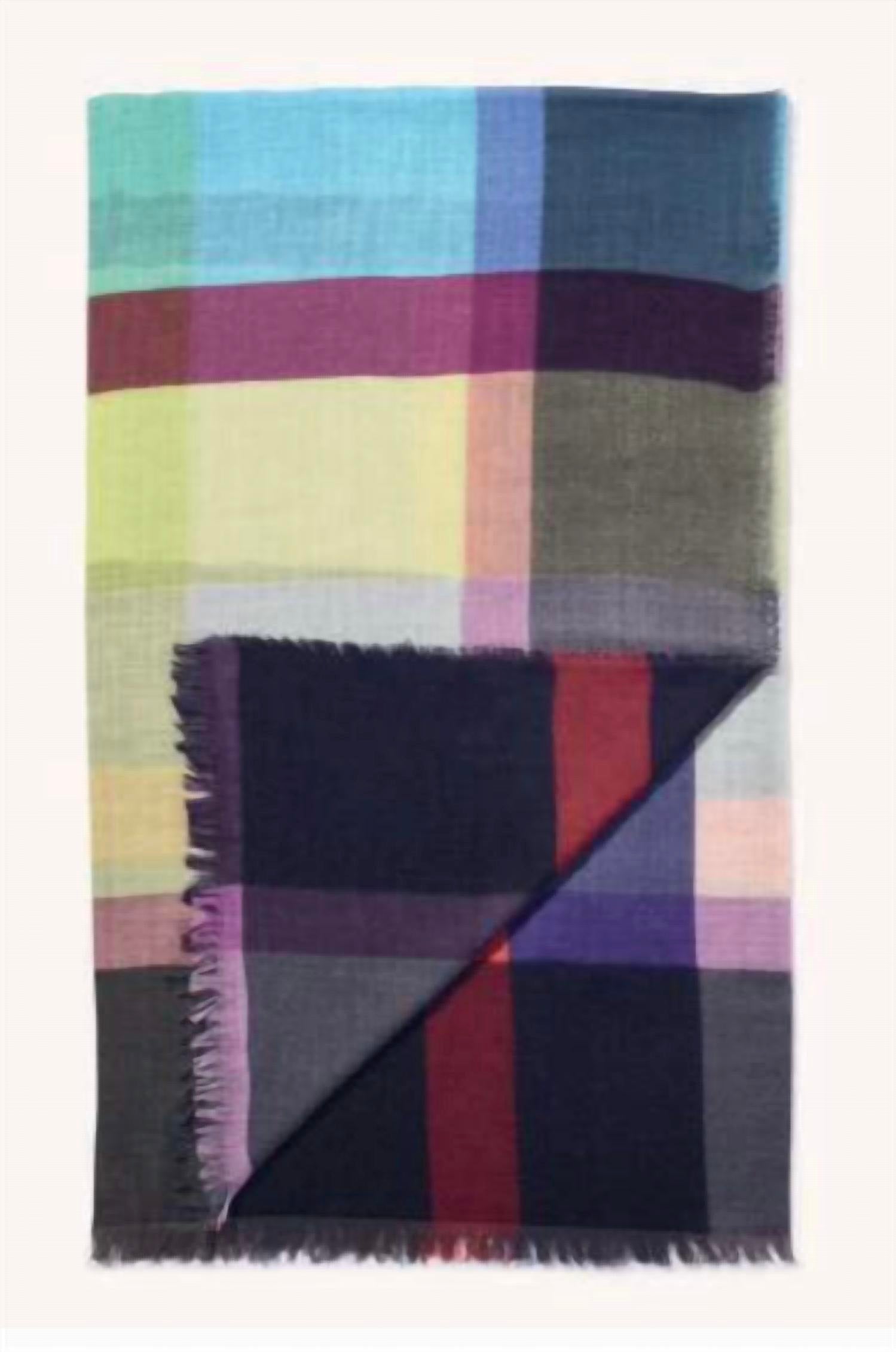 Epice - Square Cashmere Wool and Silk Scarf