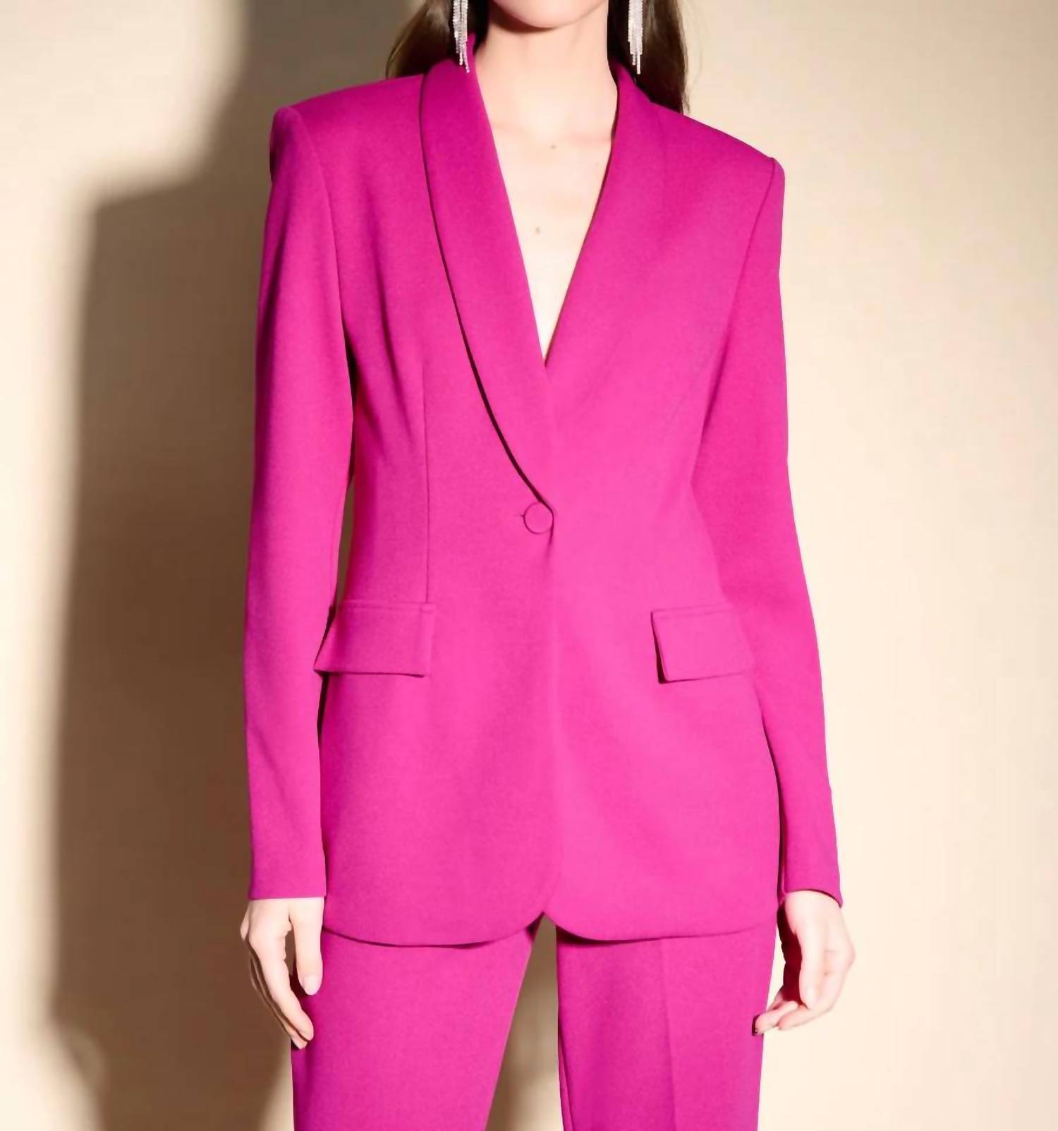 Joseph Ribkoff - Women's Bonded Crepe Knit Blazer