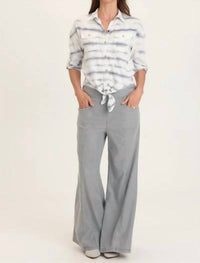Wearables - Tyrell Tie-front Button-up Shirt