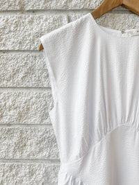 Frame - Women's The Seersucker Gathered Dress