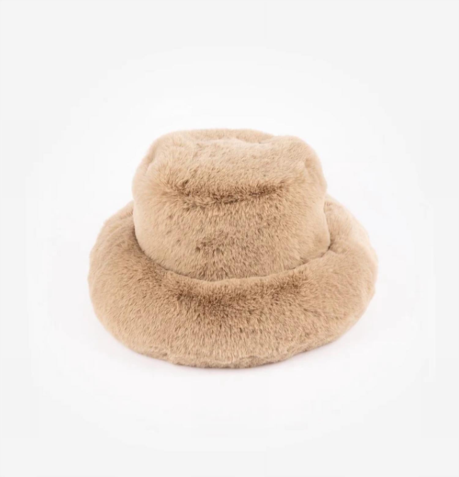 Gigi Pip - Women's Parker Faux Fur Bucket Hat
