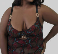Oh La La Cheri - Azalea Lace Teddy - Plus