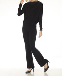 Joseph Ribkoff - High Neck Cowl Back Long Sleeve Top