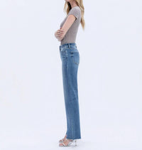 Flying Monkey - Cape May Hem Slim Wide Jeans
