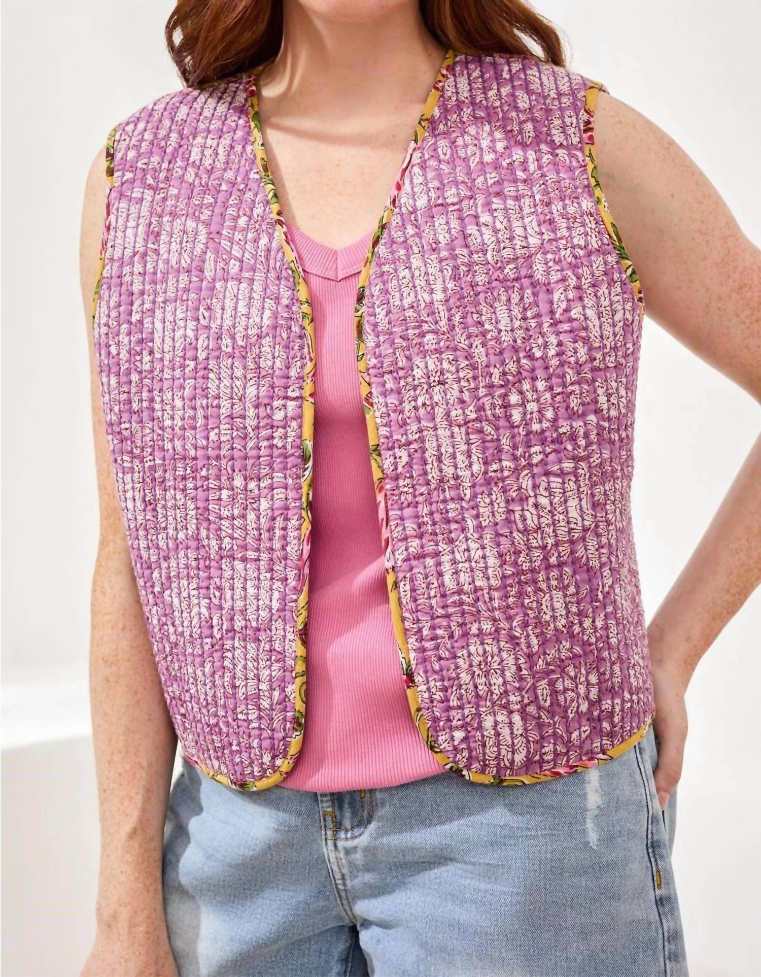 Tribal - Reversible Combo Print Vest