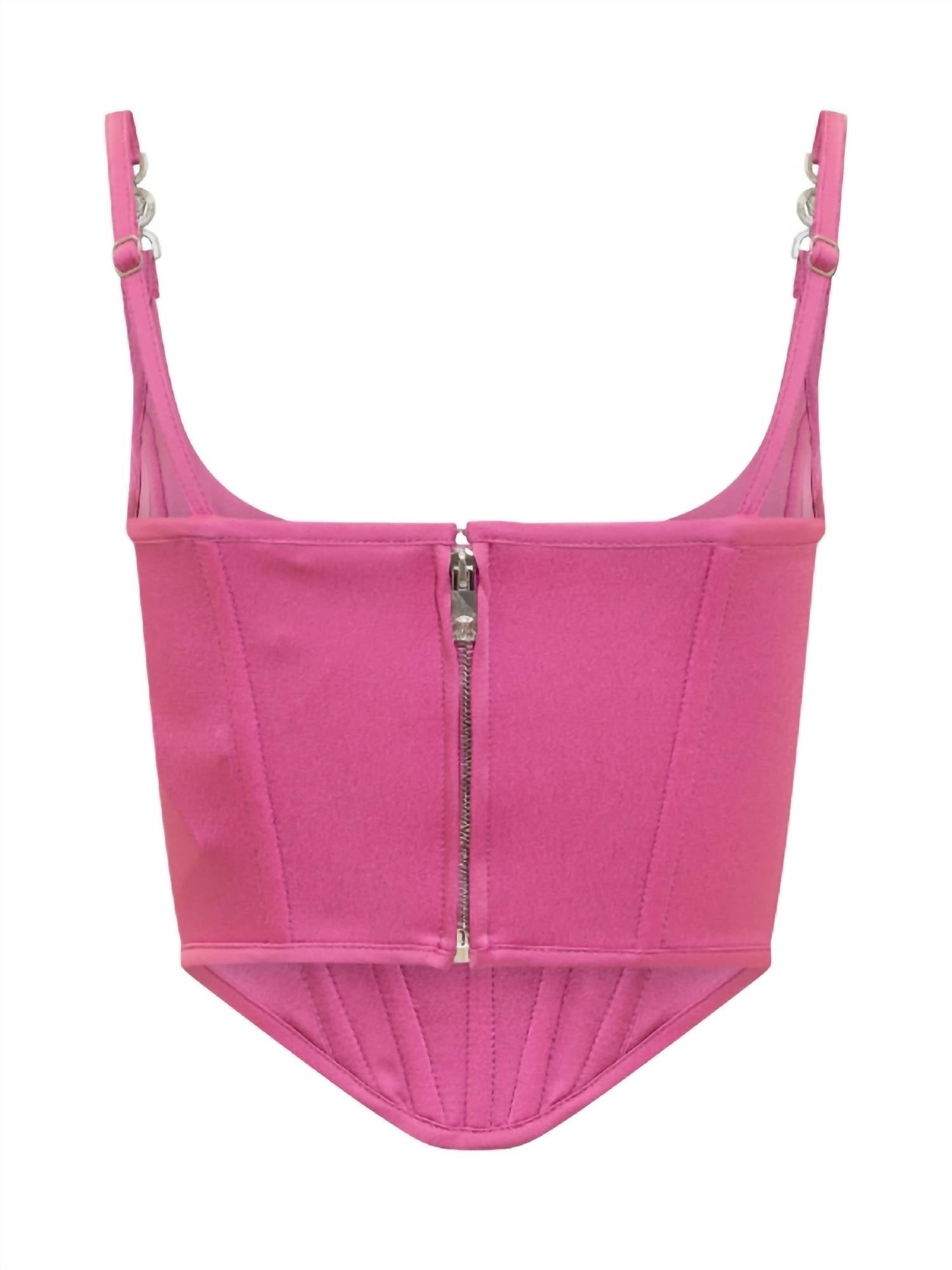 Versace - Medusa Motif Square Neck Corset Top