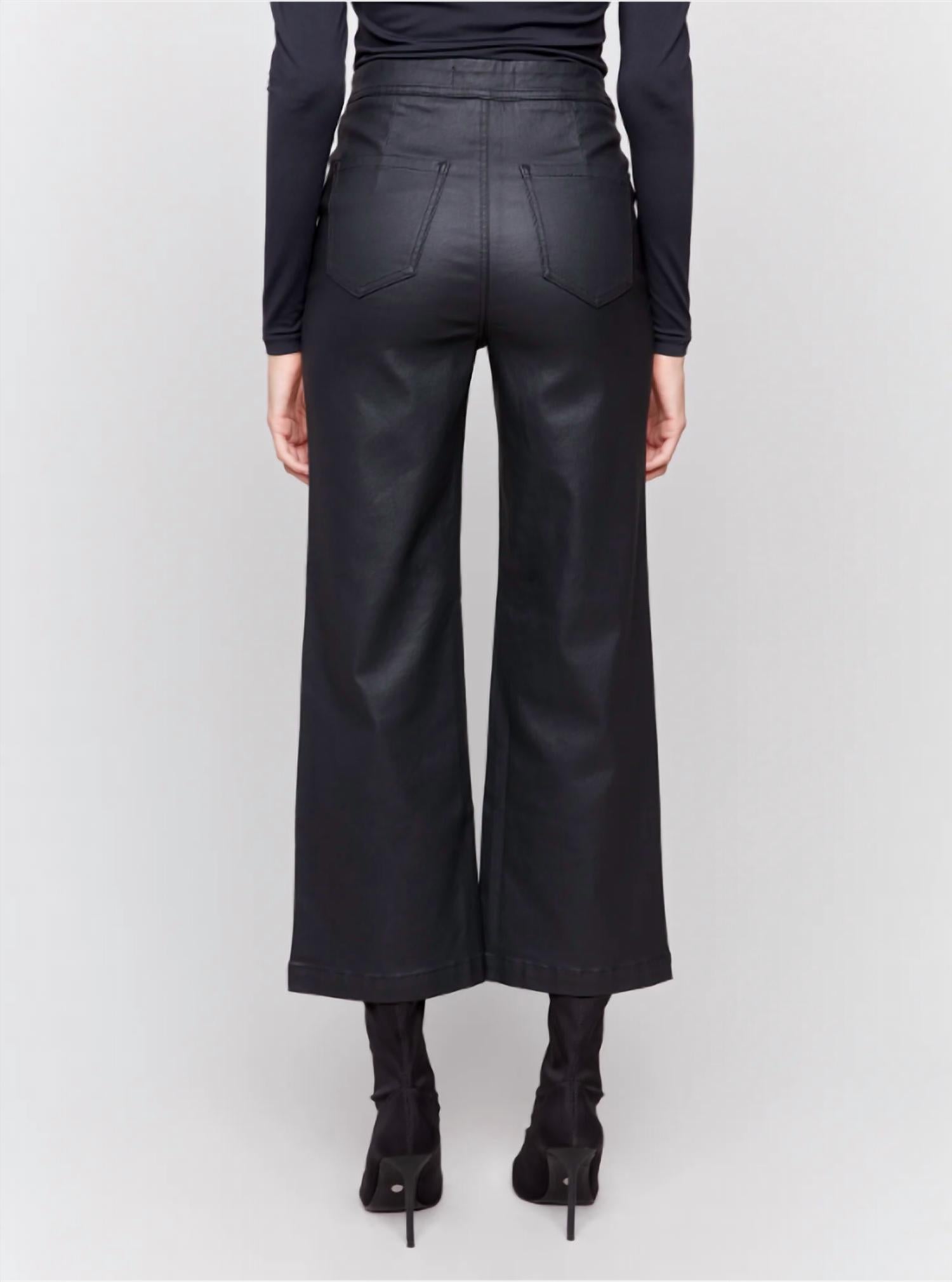 Charlie B - Wax Twill Pull On Pants