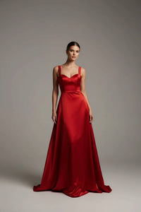Sherri Hill - Satin A-line Gown