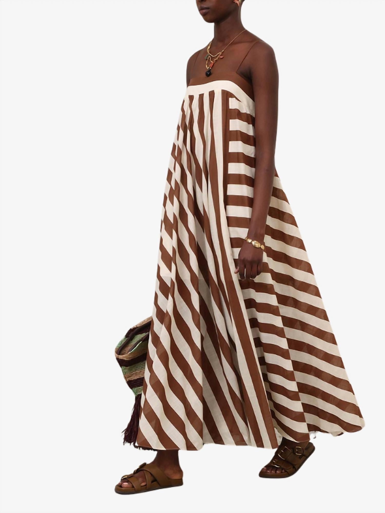 Zimmermann - Daylight Stripe Maxi Dress